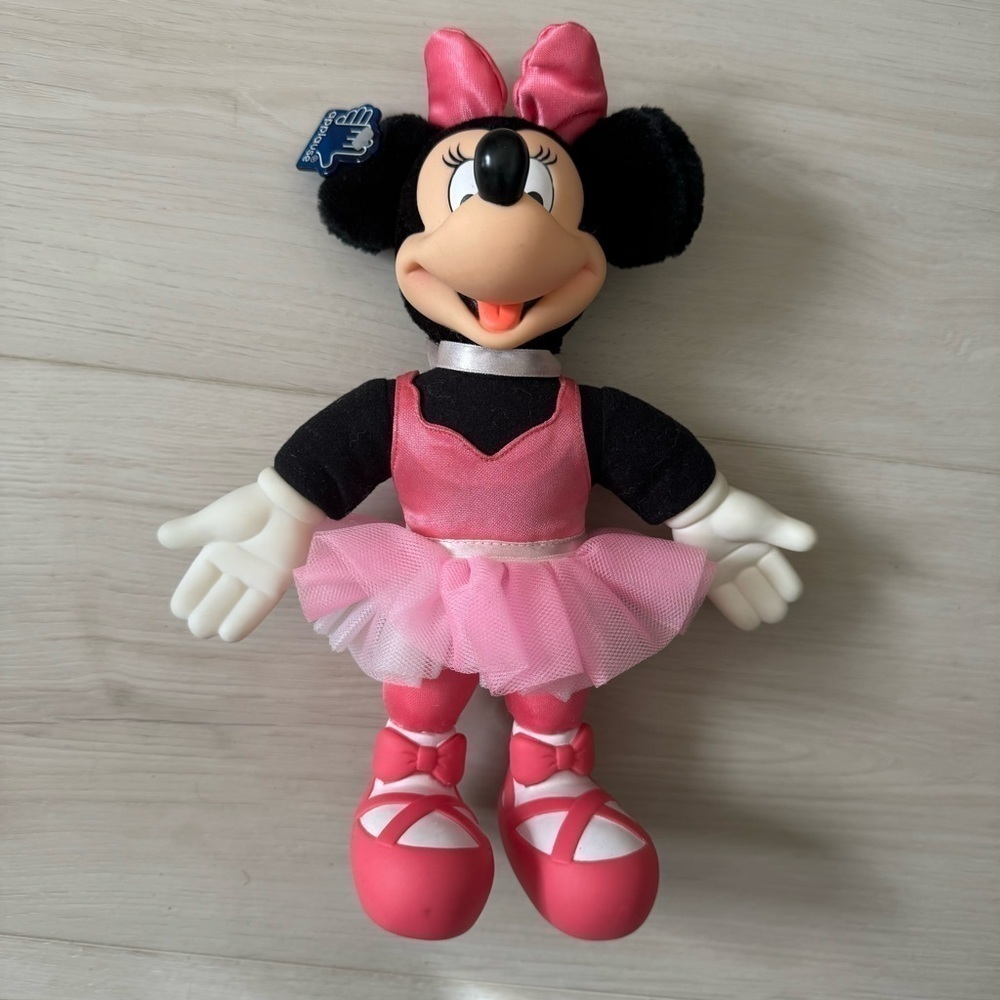 Disney Vintage Applause Minnie Mouse Ballerina Plush